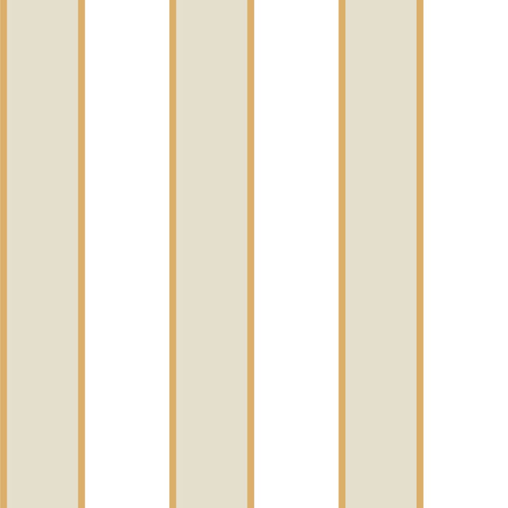 Tapete Goldbeige gestreifte 52x1000cm - Maisons Du Monde