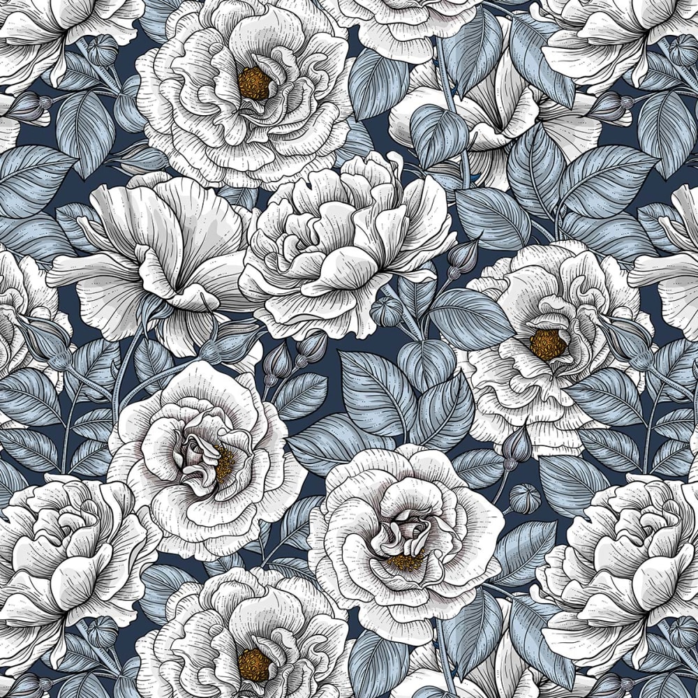 Papier peint campagnes bleues 156x270 cm — vue 4