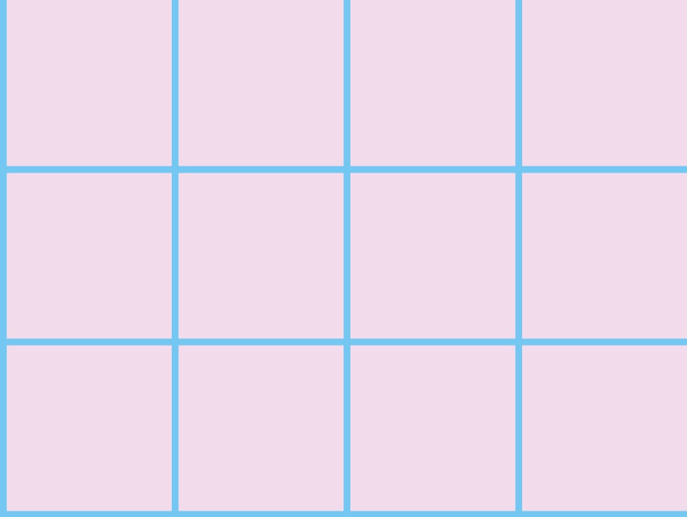 Papier peint carreaux roses pastel 52x1000 cm — vue 3