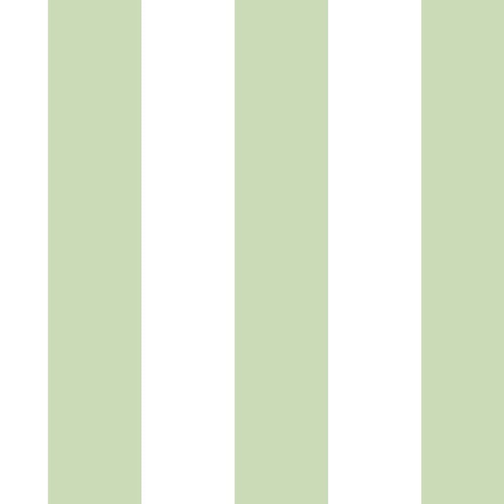 Papier peint rayures vert d'eau 52x1000 cm — vue 4