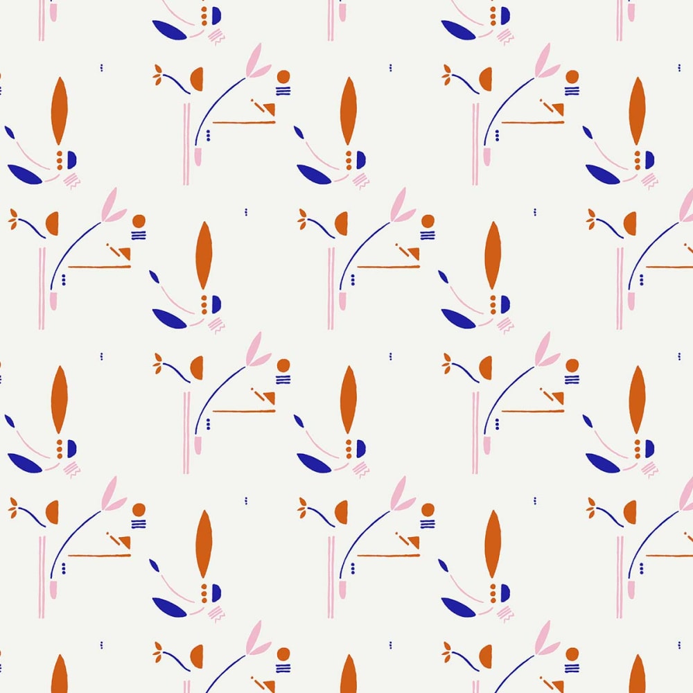 Papier peint symbolique floral 156x270 cm — vue 4