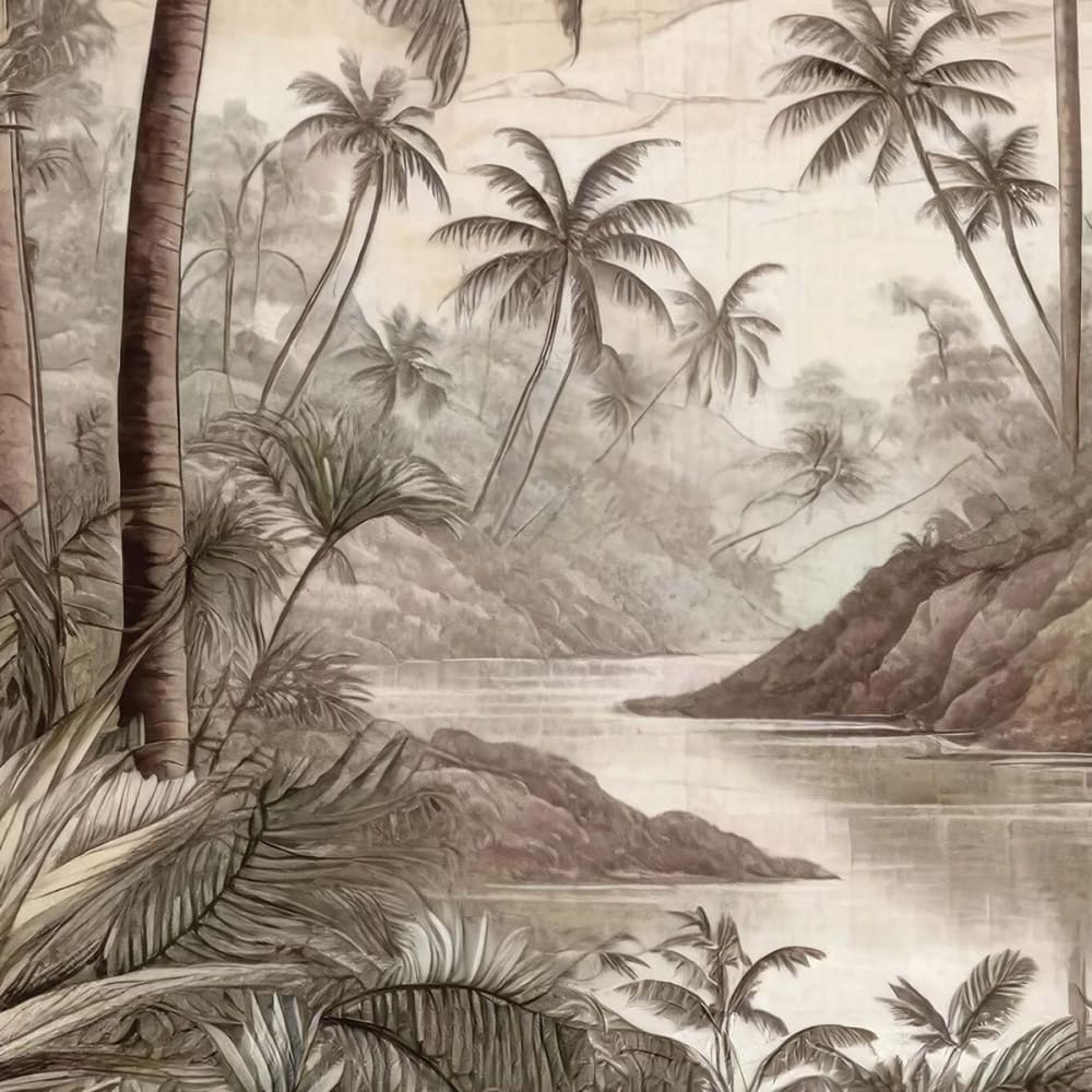 Papier peint forêt en thailande 364x270 cm — vue 4