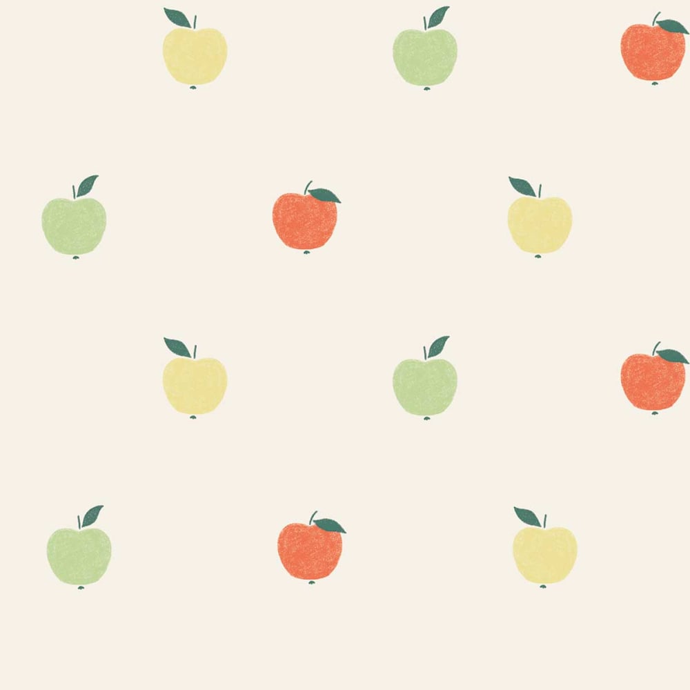 Papier peint pommes pastel 52x1000 cm — vue 3