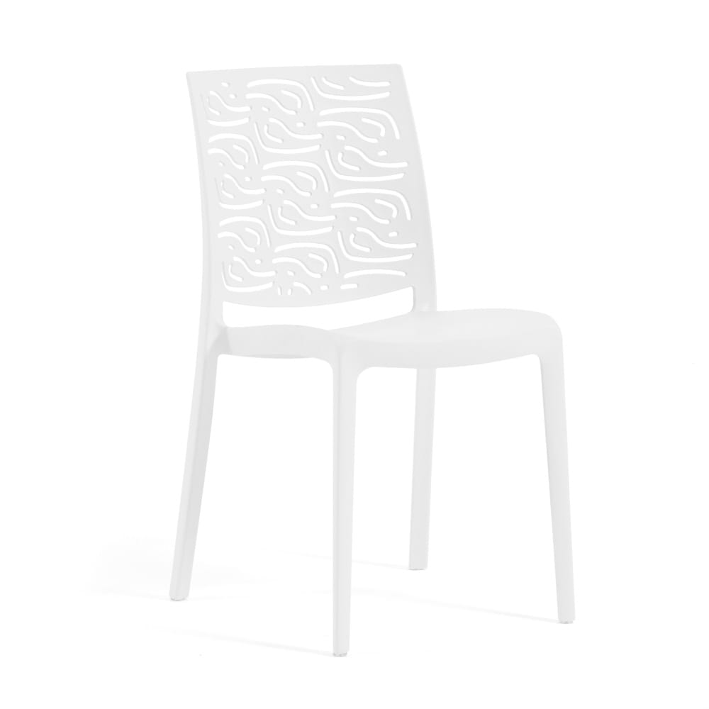 Conjunto de 6 sillas de resina