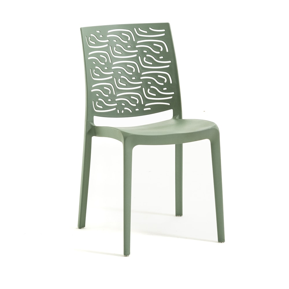 Lot de 4 chaises vert