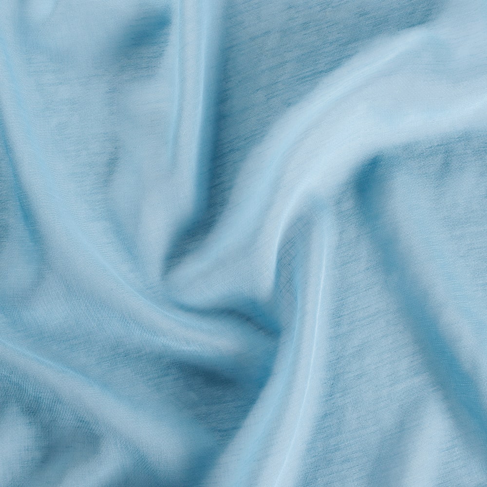 Voilage seaqual recyclé bleu 135x260cm - Maisons du Monde