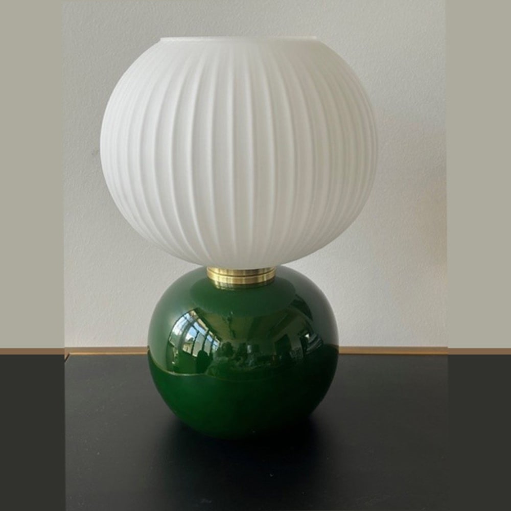 Lampe de chevet en verre vert — vue 3