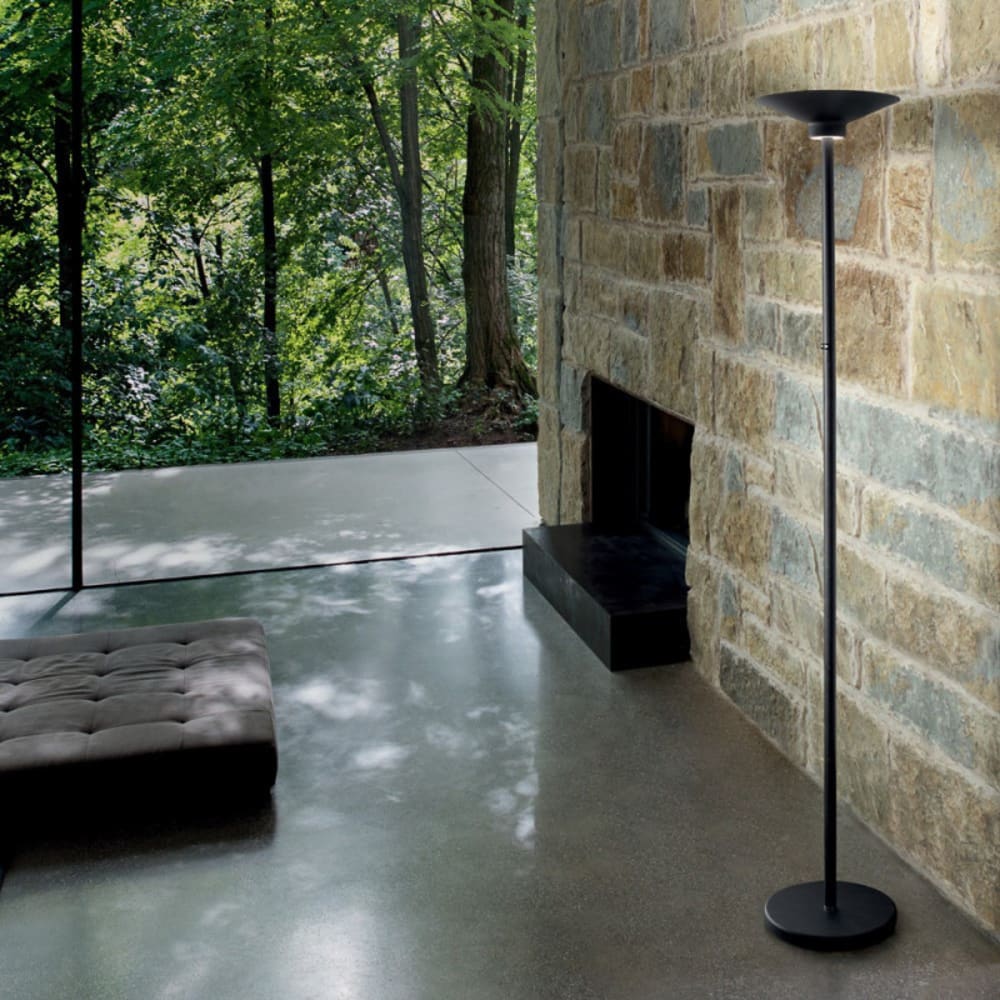 Lampadaire led métal noir dimmable - Maisons du Monde