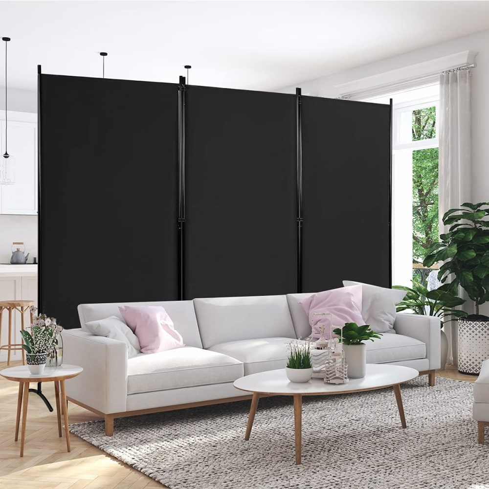 Cloison à 3 panneaux avec charnières résistantes en acier 260 x 183cm - Maisons du Monde