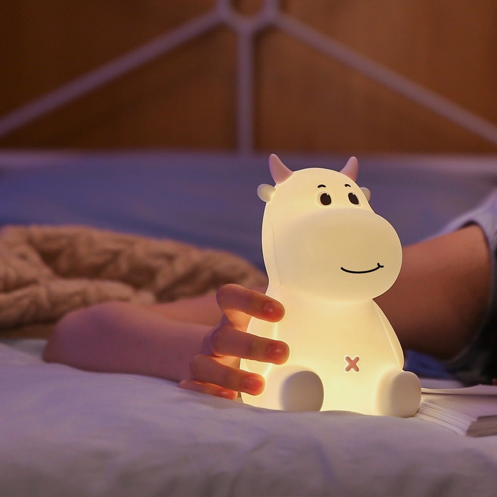 Veilleuse ou lampe portable en silicone avec batterie rechargeable - Maisons du Monde