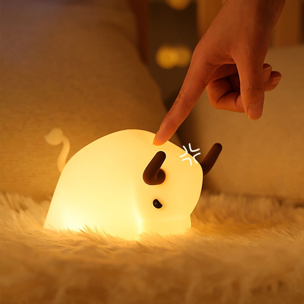 Lampe de nuit LED portable 3W avec batterie rechargeable en silicone - Maisons du Monde