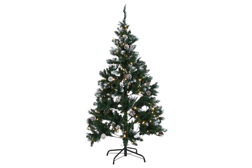 Arbol navidad pe metal verde 80x80x150 cm