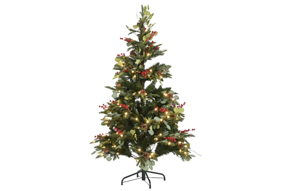 Arbol navidad led pvc verde 95x95x150cm