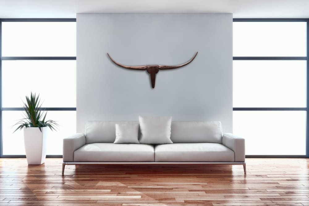 Wanddekoobjekt Geweih aus Aluminium, Bronze - Maisons Du Monde
