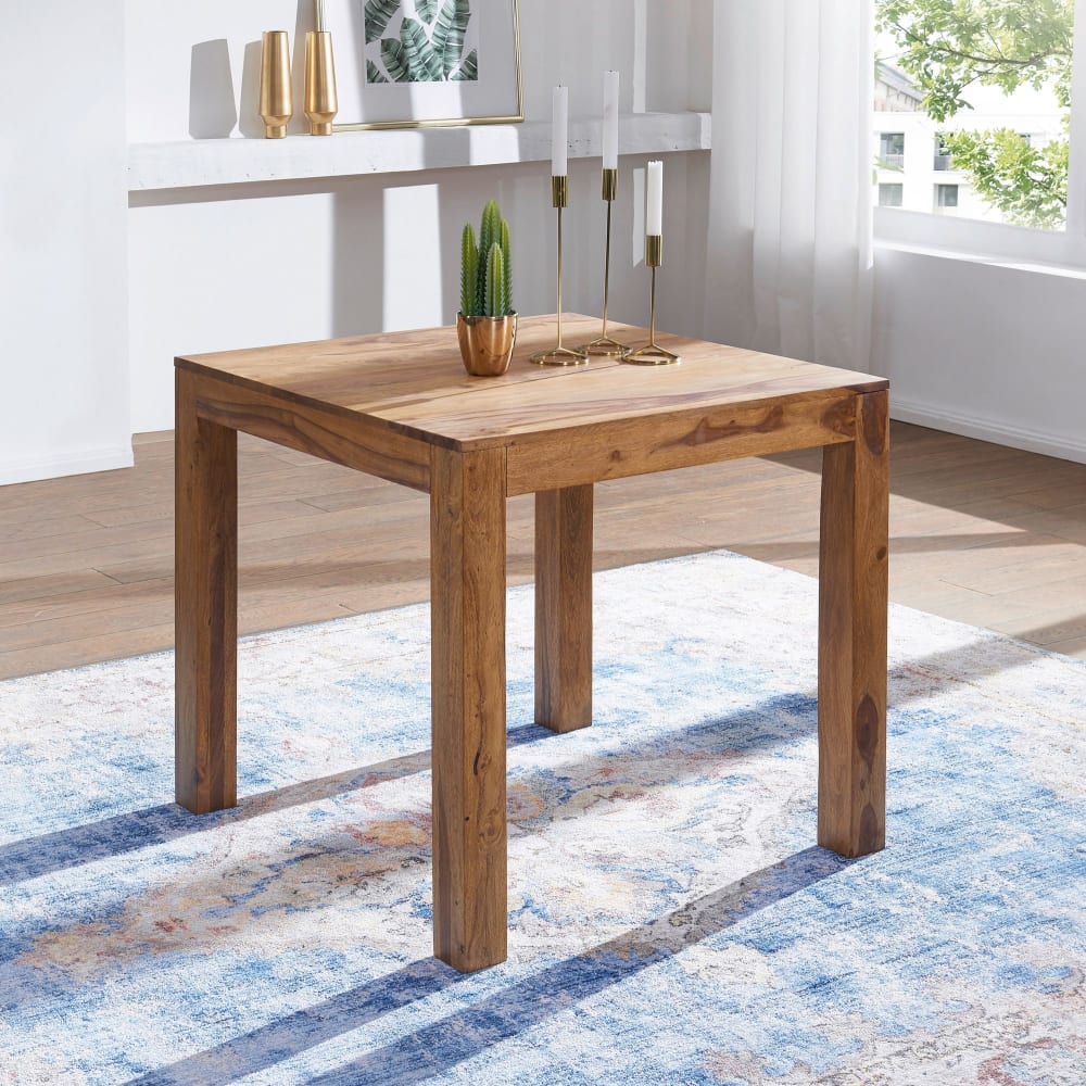 Esstisch aus Sheesham, 80 cm Braun - Maisons Du Monde