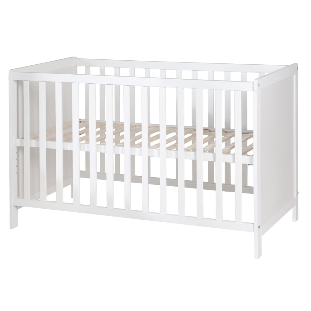 roba - Lit bébé 2en1 cododo et indépendant 60x120 en bois blanc