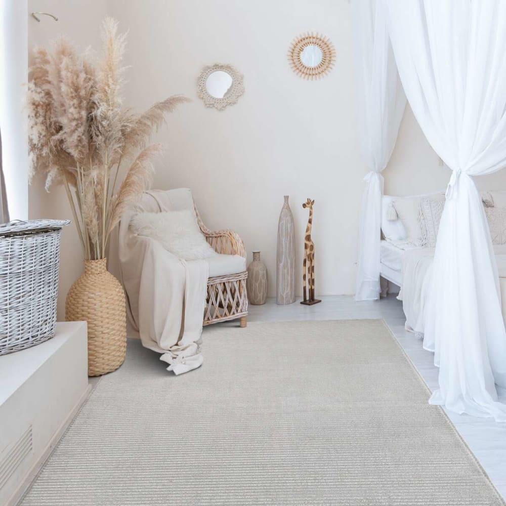 Tapis crème motifs lignes 160x230 — vue 3