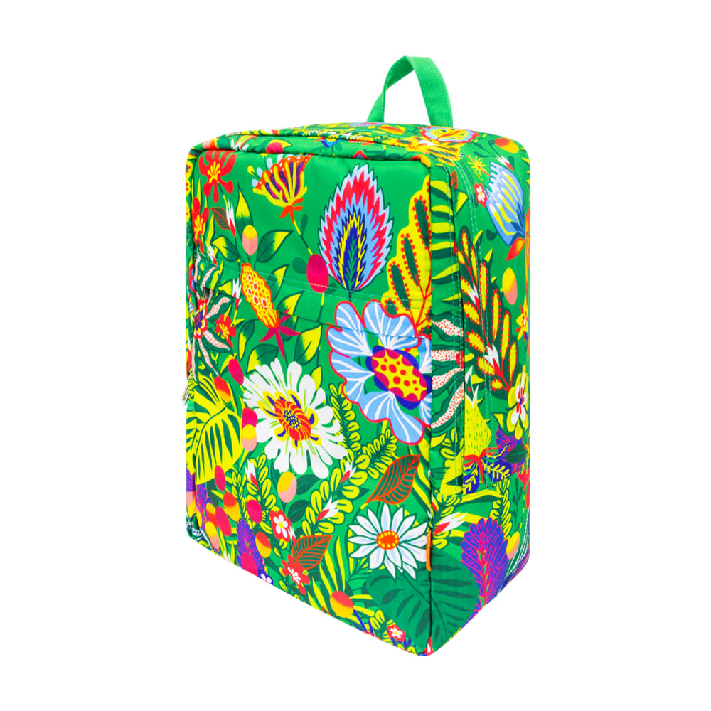Sac à dos glacière vert coton 18 x 29 x 42 cm