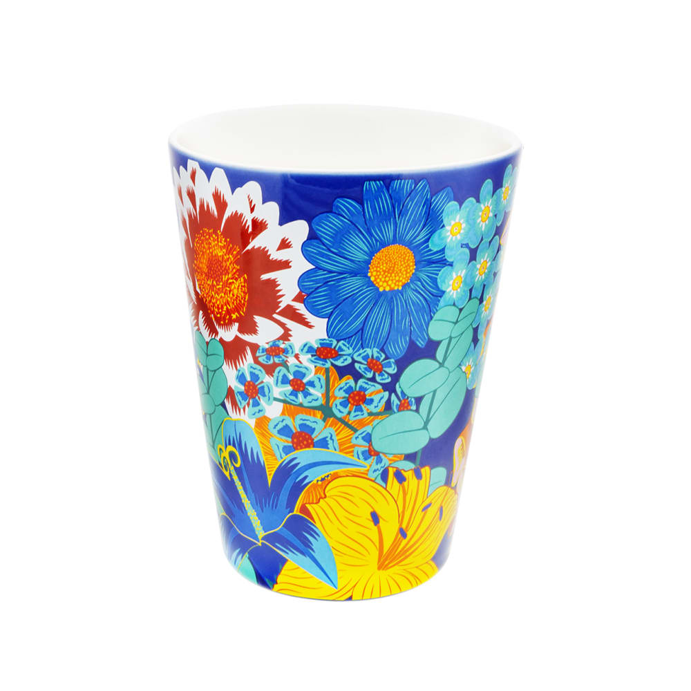 Mug  45 cl  bleu porcelaine de chine 12,1  x  6,5 cm x  6,5 cm