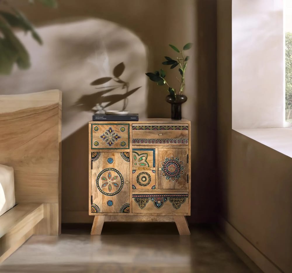 Commode réalisée à la main en bois de manguier - Maisons du Monde