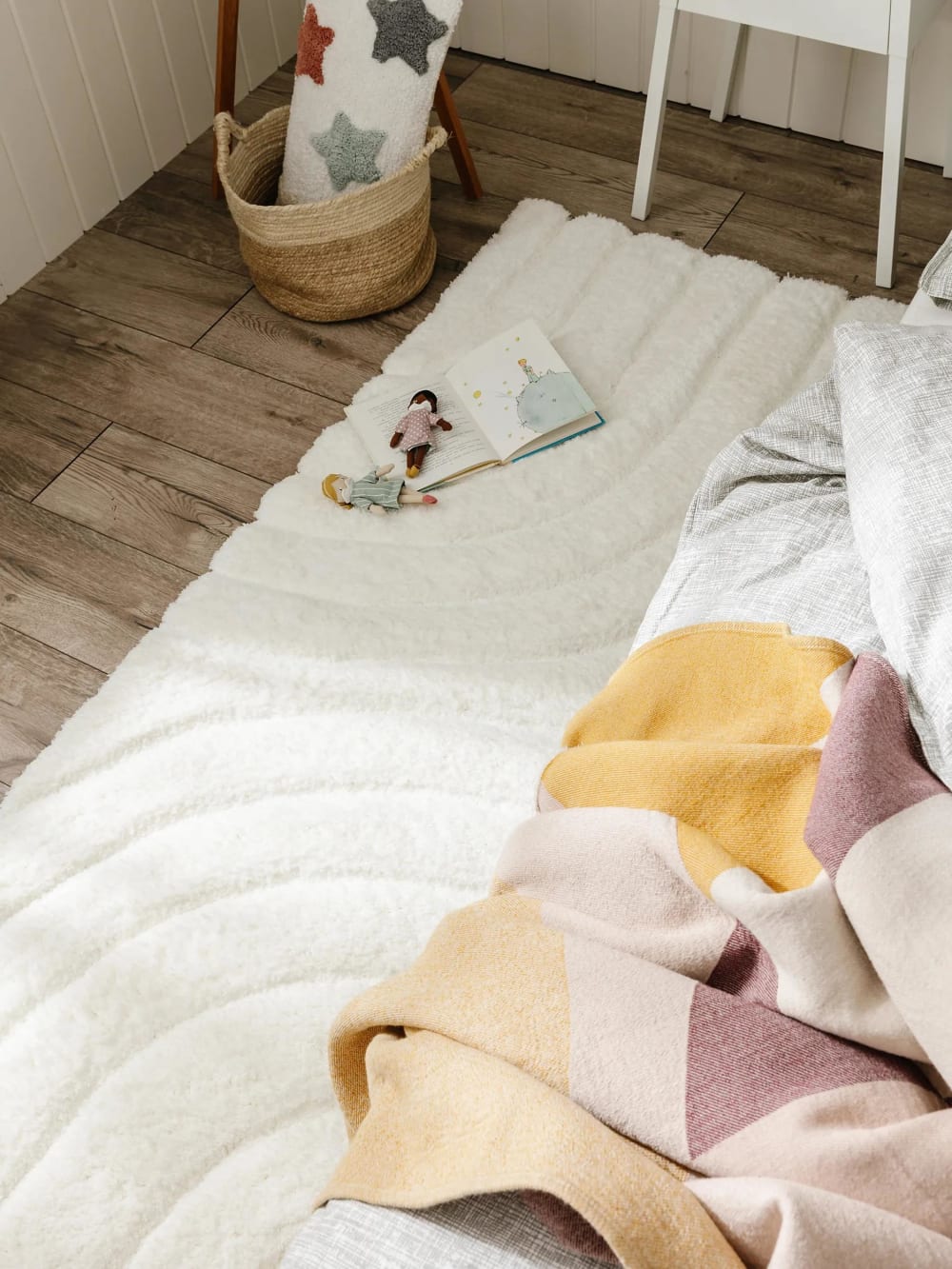 Tapis de couloir crème 70x200 — vue 4