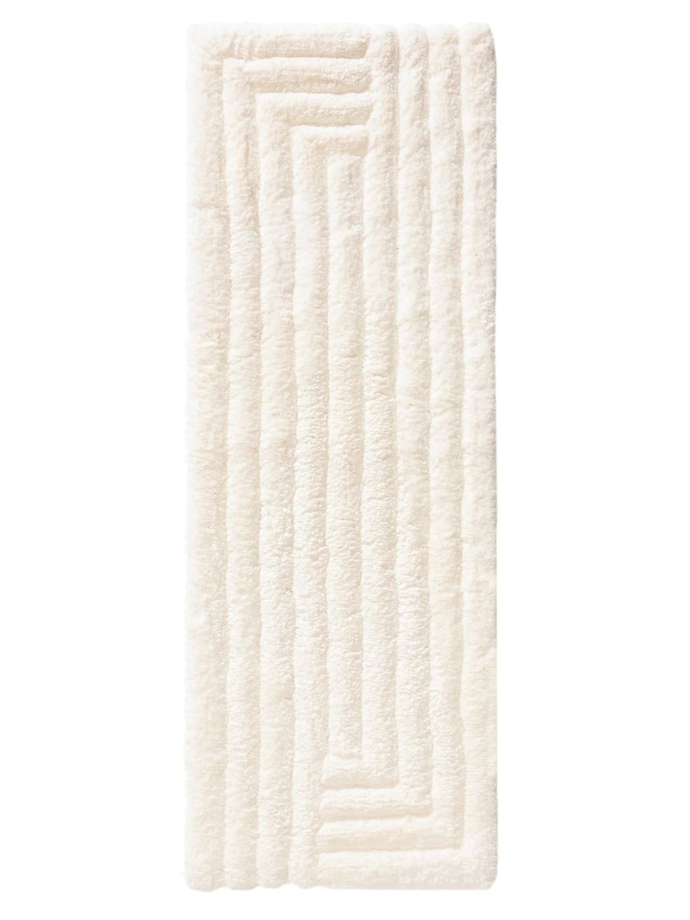 Tapis de couloir crème