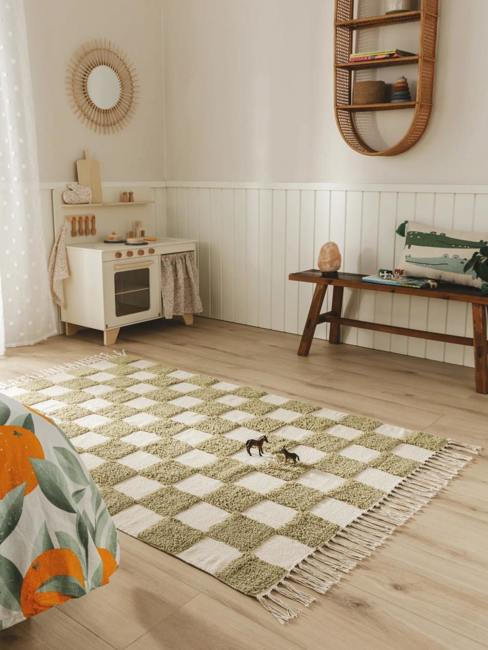 Tapis enfant vert 120x170 (Benuta) - Image 1