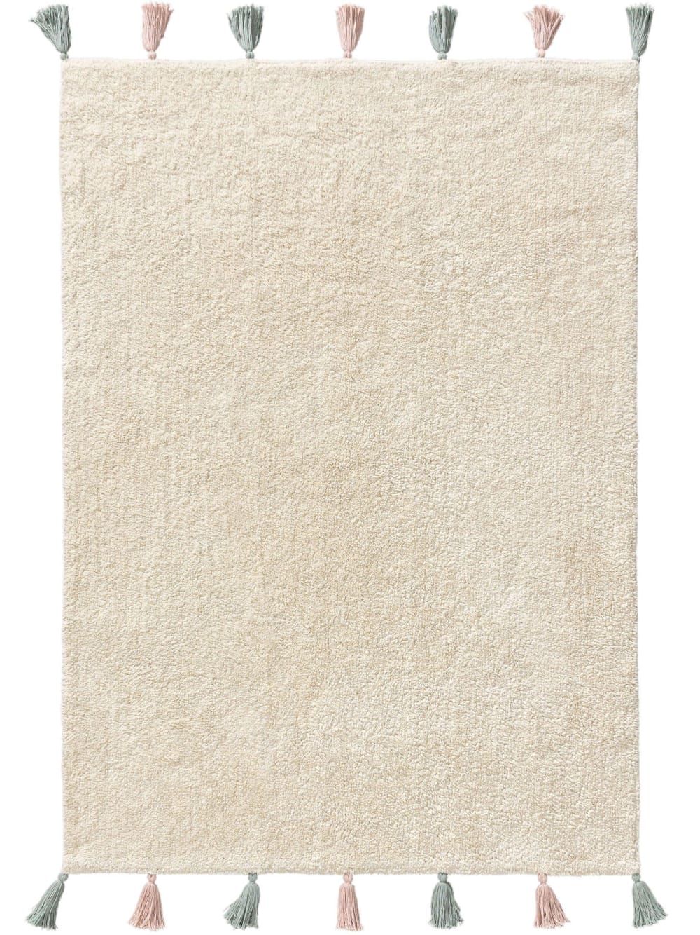 Tapis lavables pour enfants crème 80x120