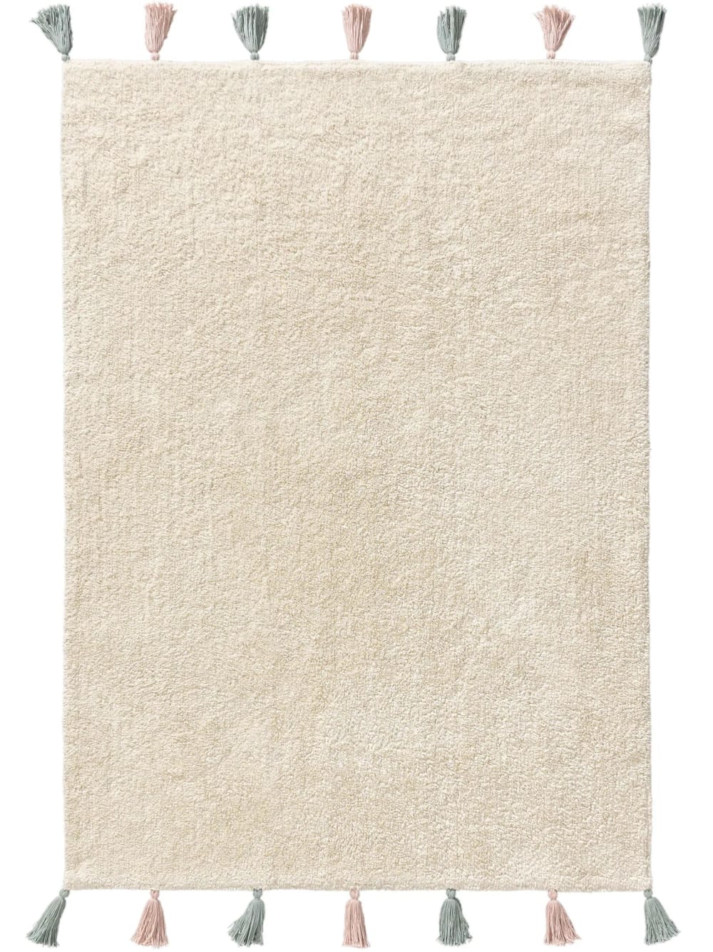 Benuta Waschbarer Kinderteppich cream 80x120 style modern BEIGE BAUMWOLLE Kinder