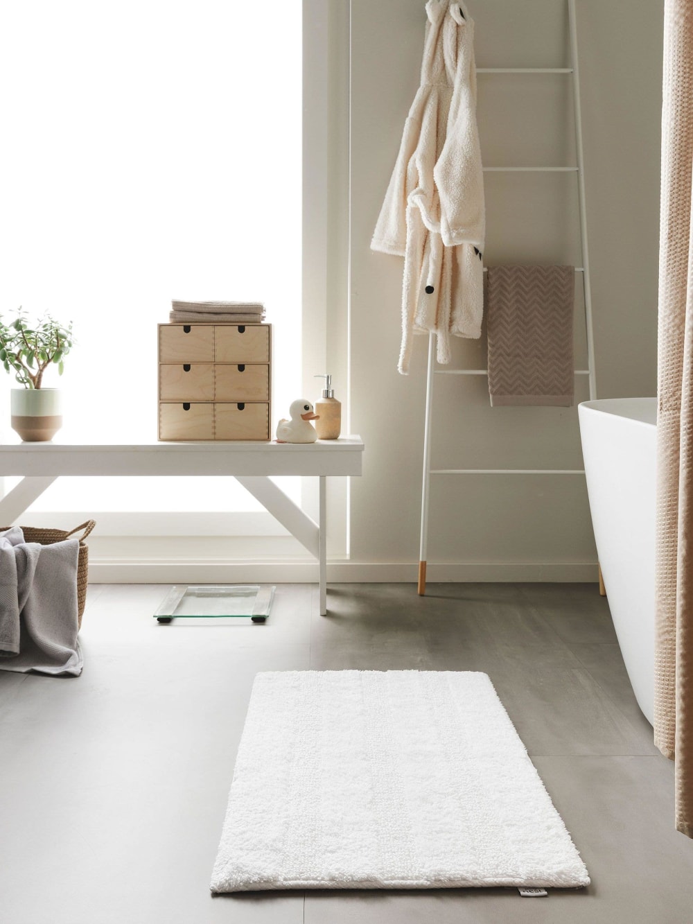 Badematte weiß 50x80 - Maisons Du Monde