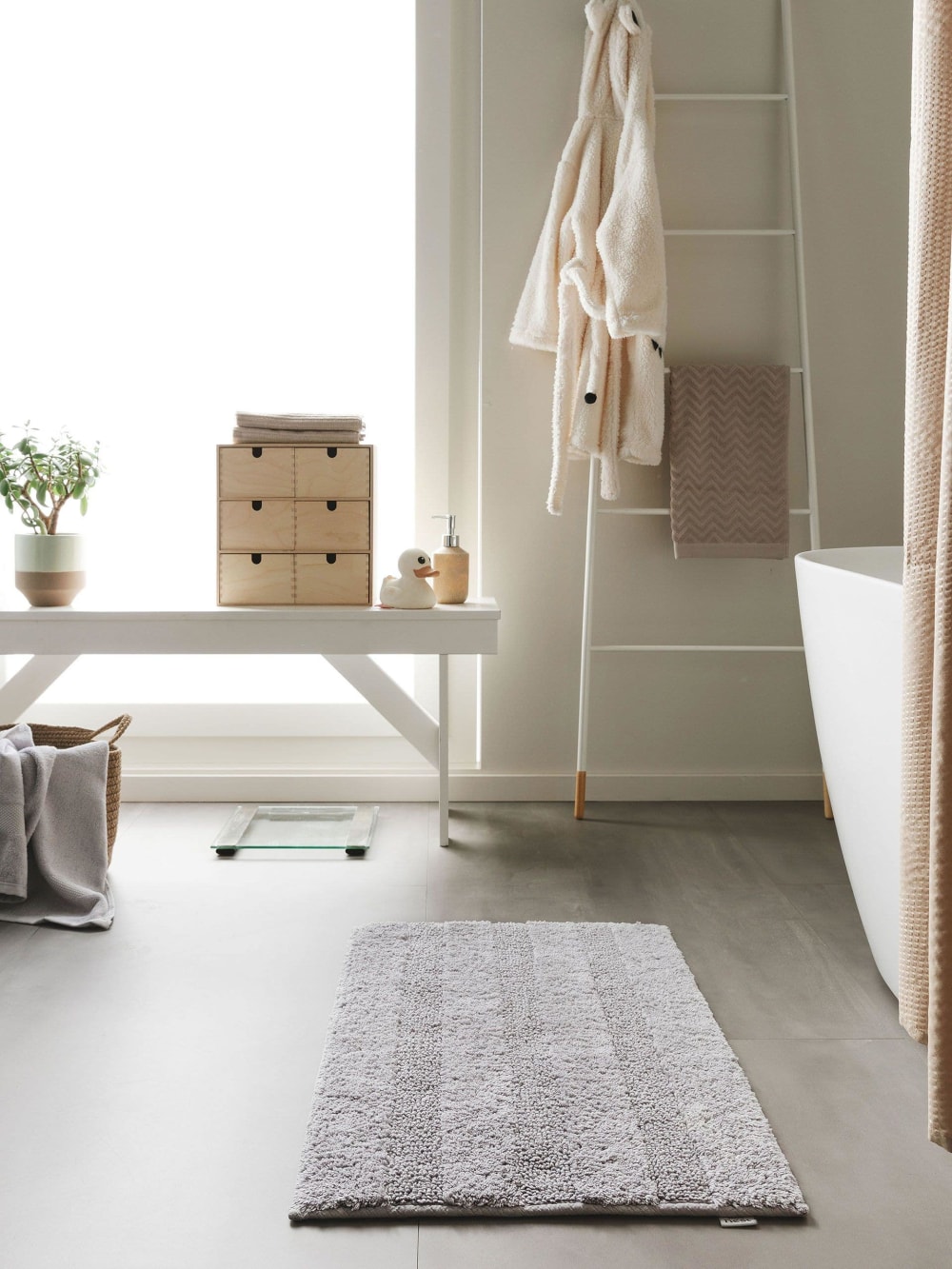 Badematte hellgrau 50x80 - Maisons Du Monde