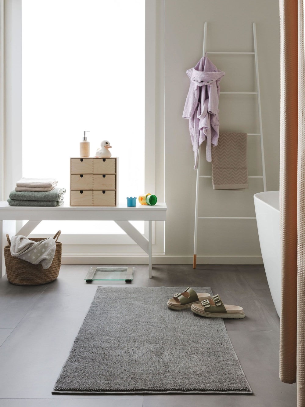 Badematte anthrazit 70x120 - Maisons Du Monde