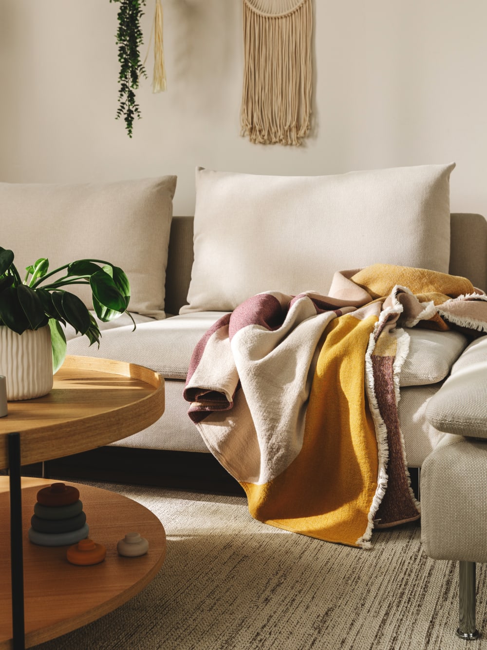 Plaid en coton multicouleur 130x170