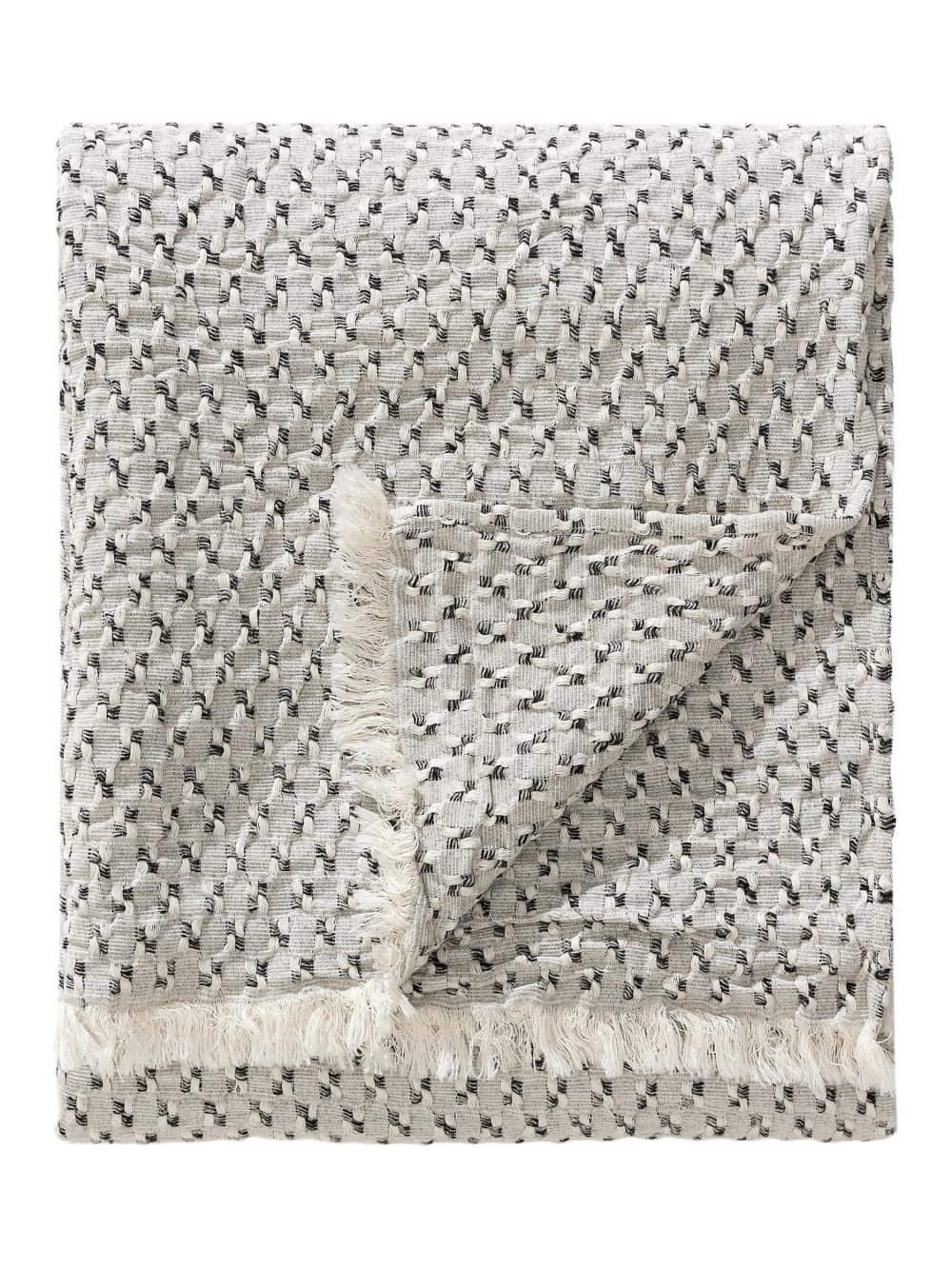 Plaid gris 130x180