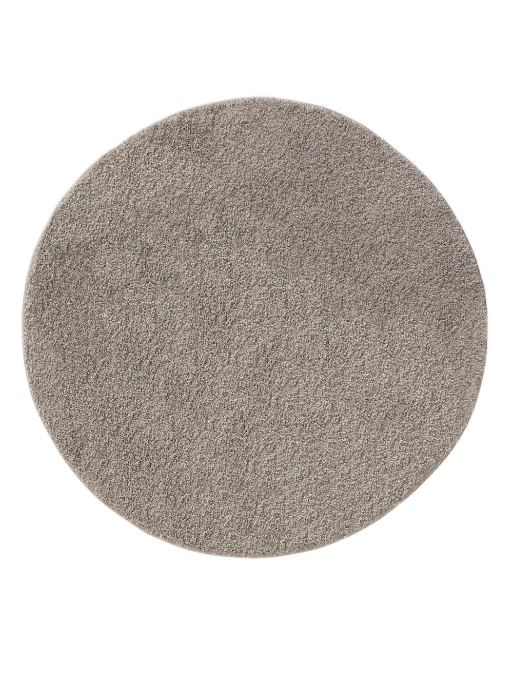 Tapis à poils longs gris clair D 250 rond