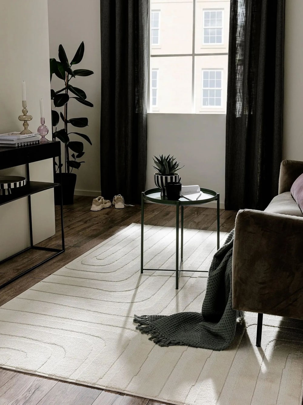Teppich cream 120x170 - Maisons Du Monde