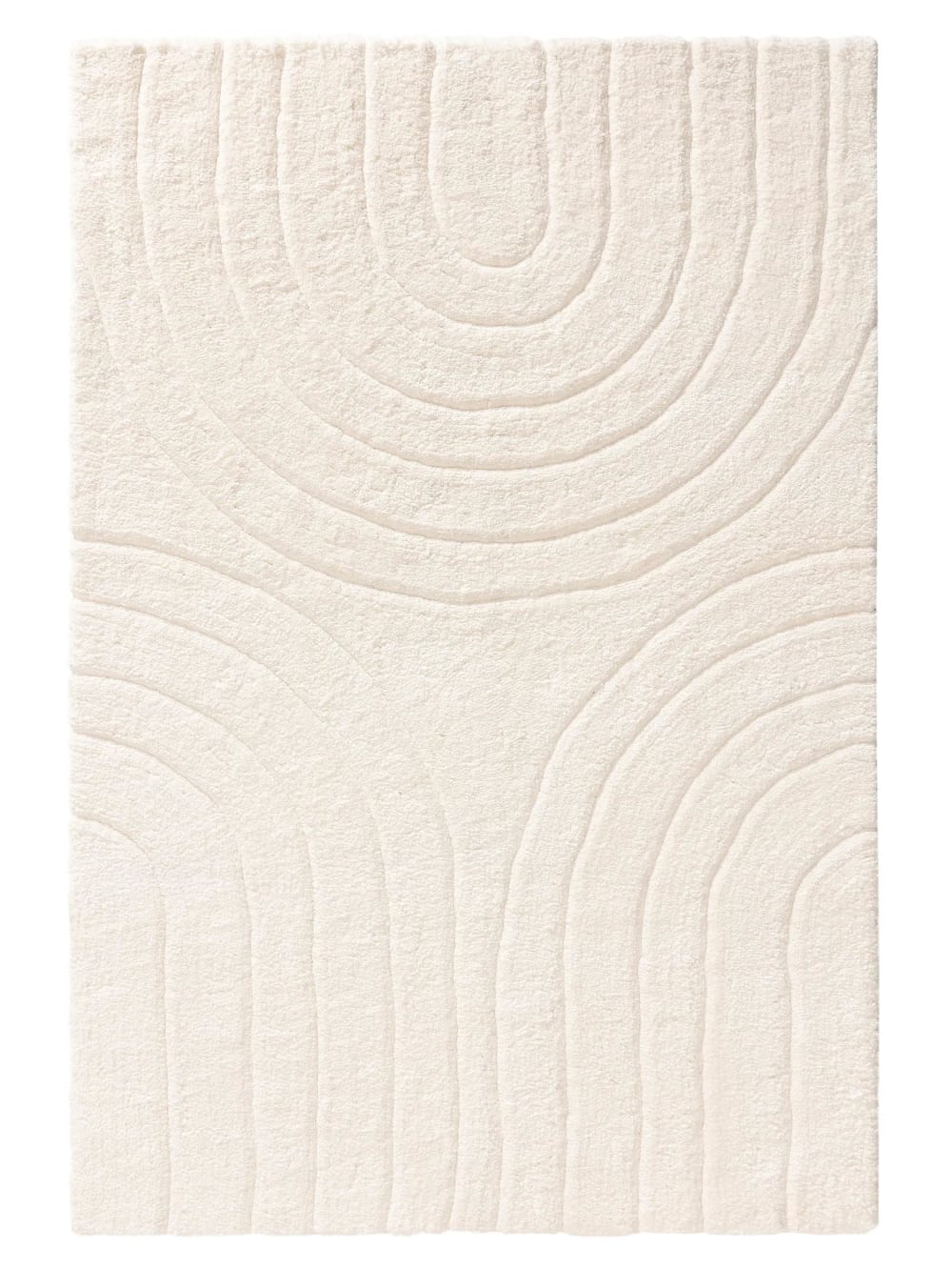 Benuta Hochflorteppich cream 200x300 style modern Beige Pvc - Polyvinlychlorid