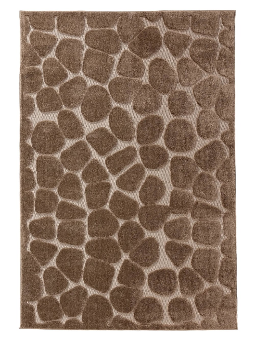 Benuta Teppich taupe 200x300 style modern - Pvc - Polyvinlychlorid