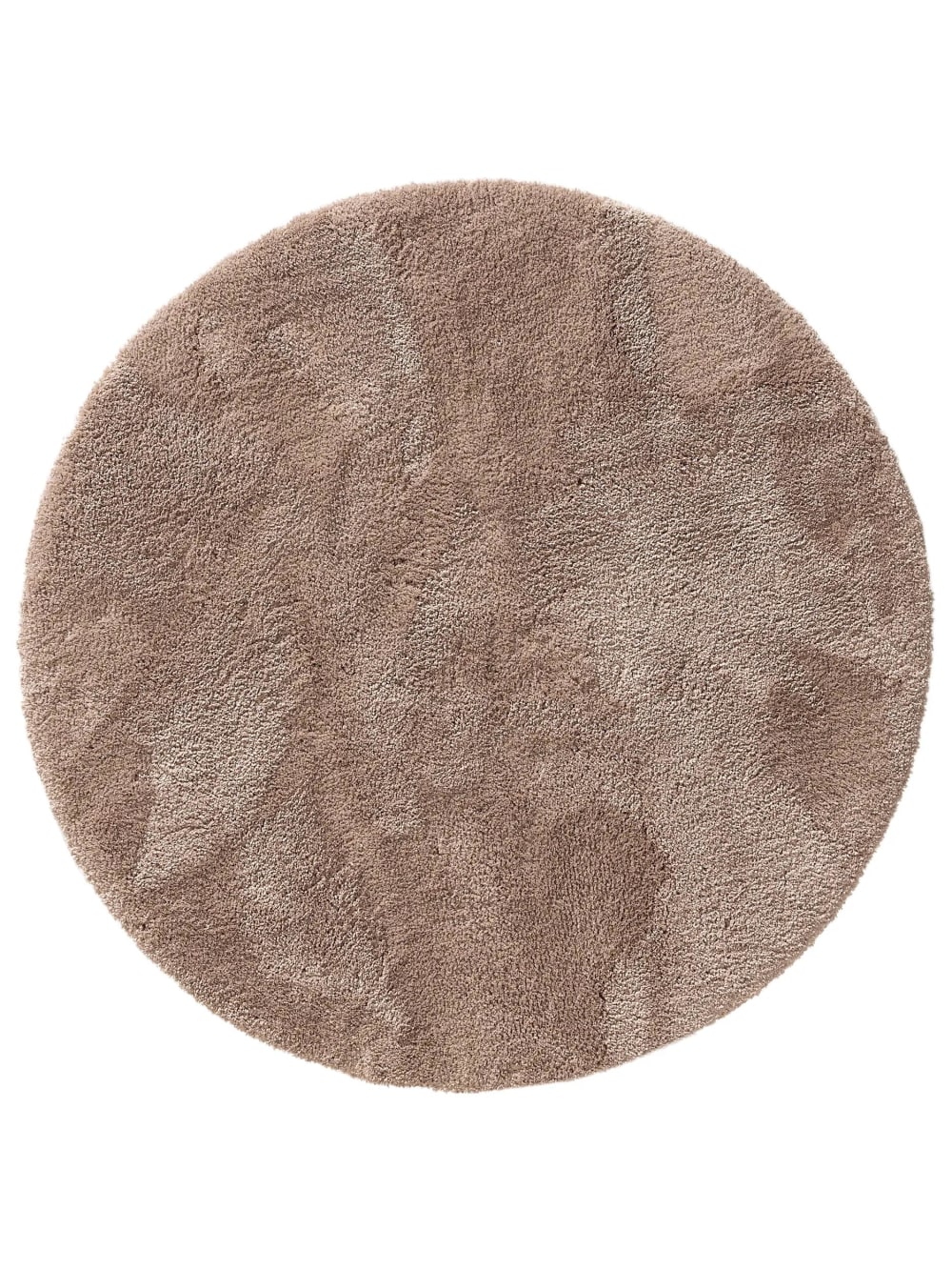 Tapis à poils longs - rond