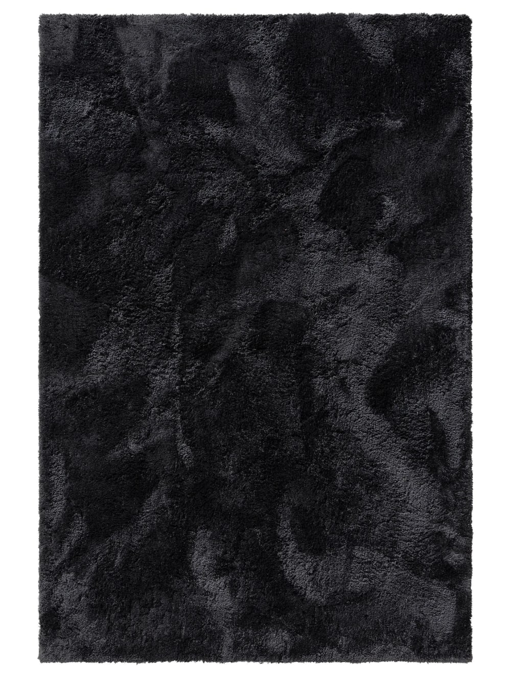 Tapis à poils longs anthracite 80x150