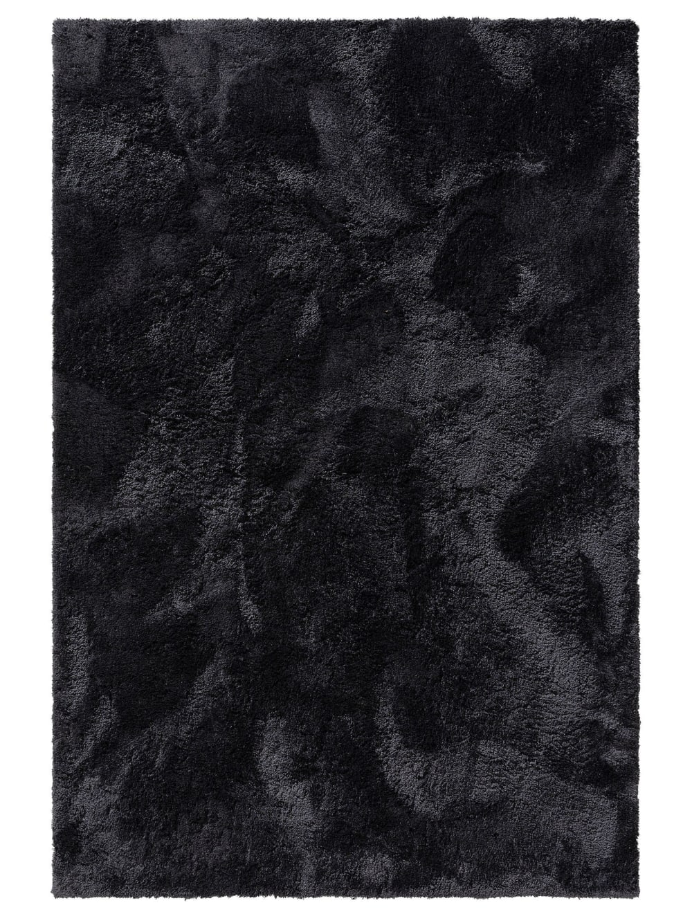 Tapis à poils longs anthracite 160x230