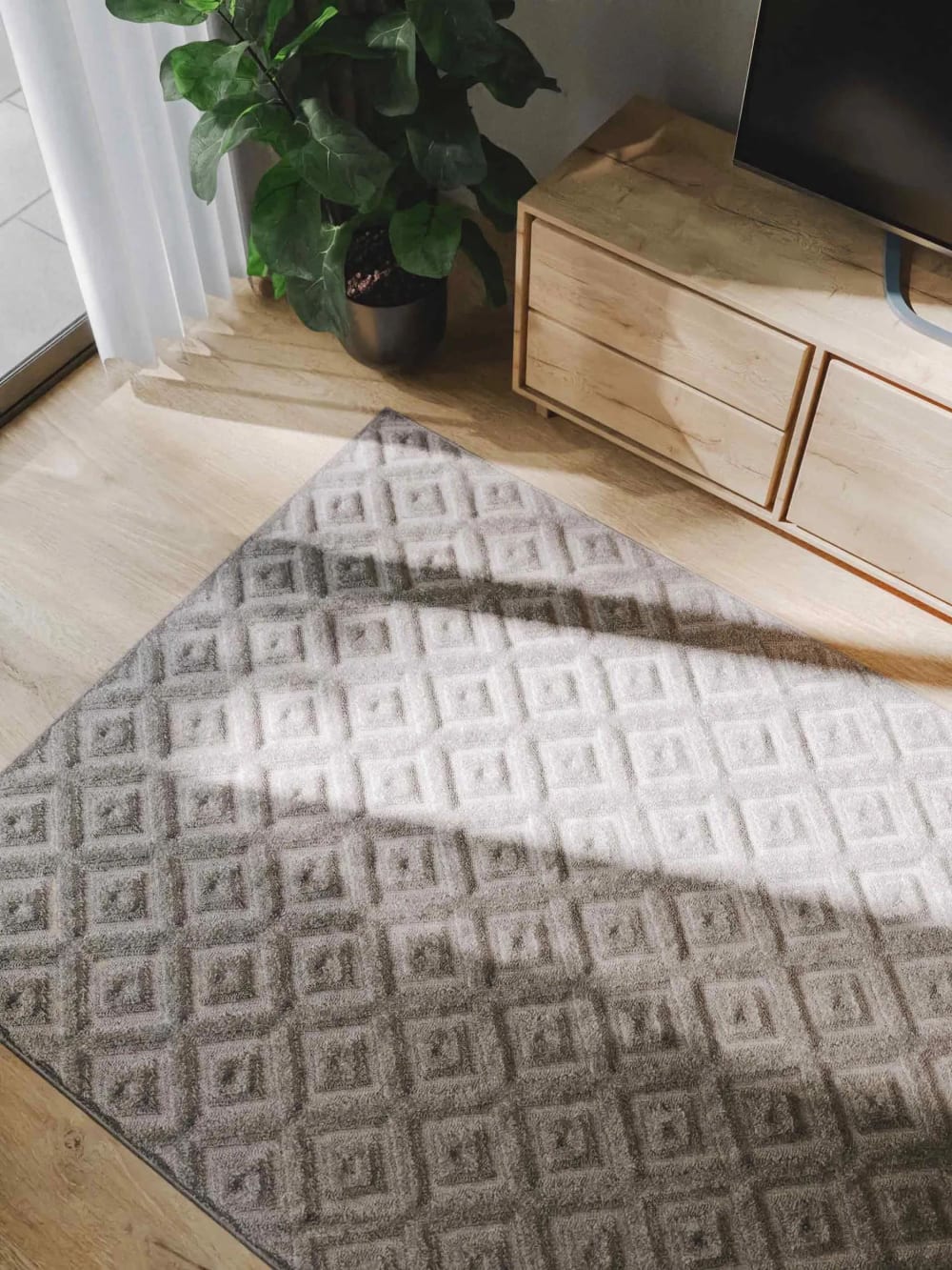 Tapis gris clair 240x340 — vue 4