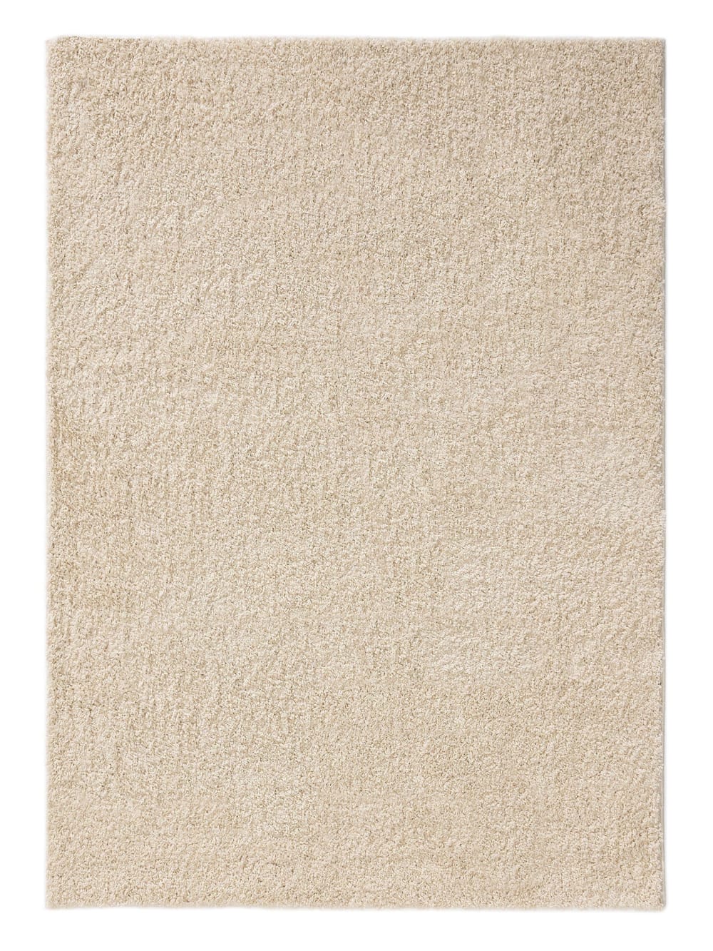 Tapis à poils longs crème 60x120