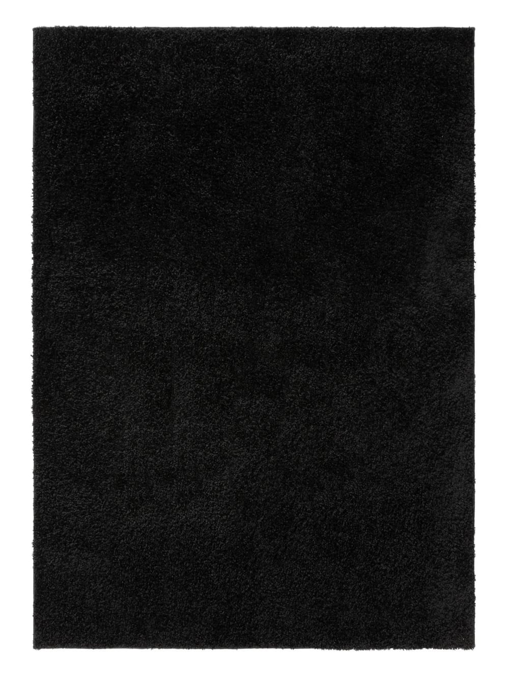 Tapis à poils longs noir 80x150