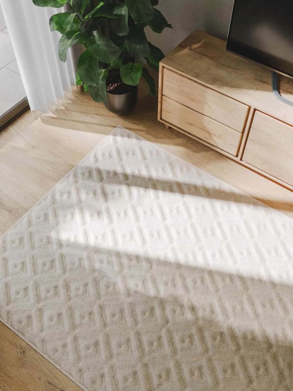 Tapis crème 240x340 — vue 4