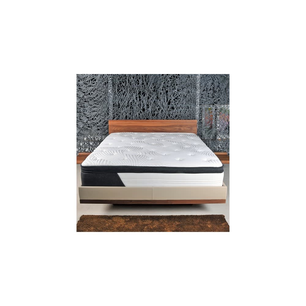 Matratze mit Federn und Memory-Schaum 160 x 200 - Maisons Du