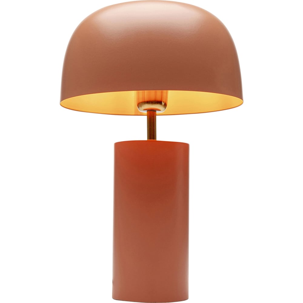 Lampe en acier rose