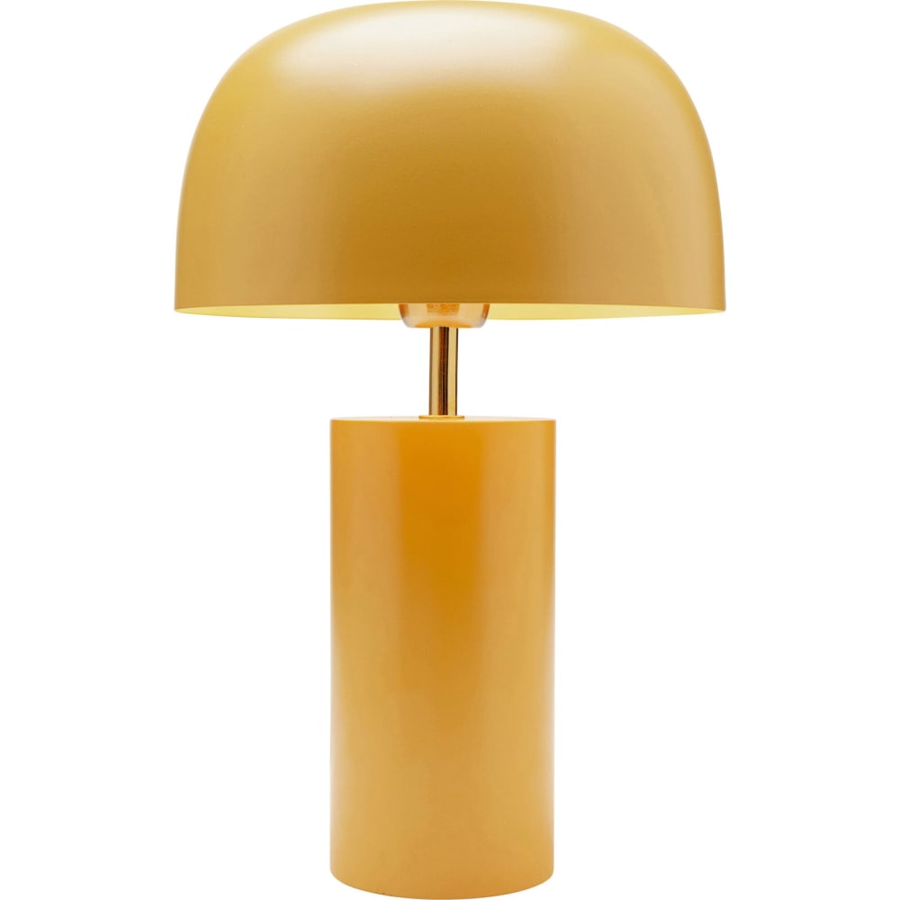 Kare Design Tischleuchte aus Stahl in Gelb, H38cm style modern Gelb Stahl
