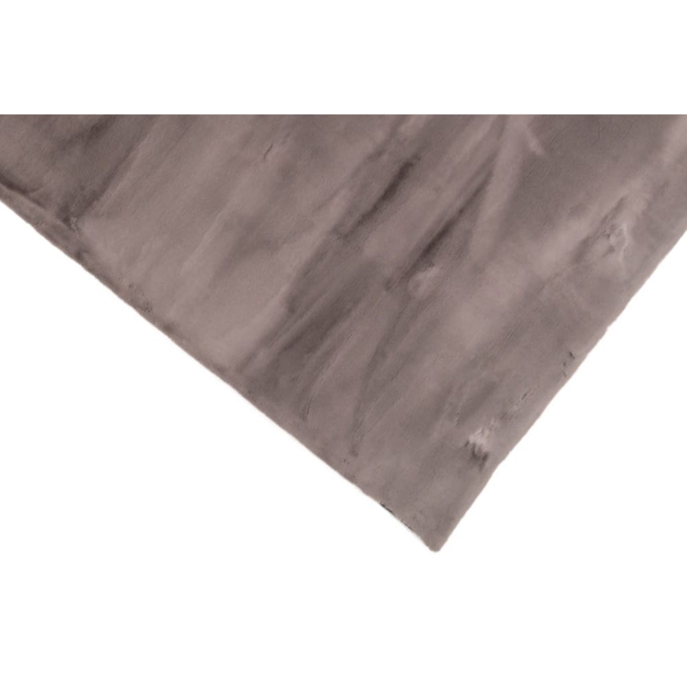 Tapis rectangulaire en polyester 120x170 taupe — vue 4