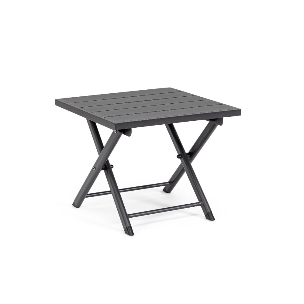 Table basse pliante de jardin en aluminium L44